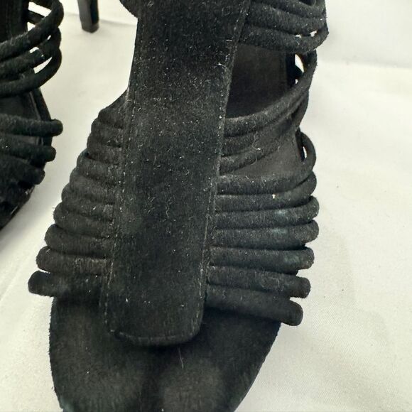 Tory Burch Sigourney Cage Heels Black - Picture 6 of 11